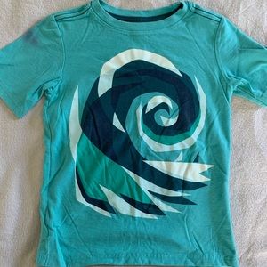 Tea Collection blue wave tee shirt - size 5